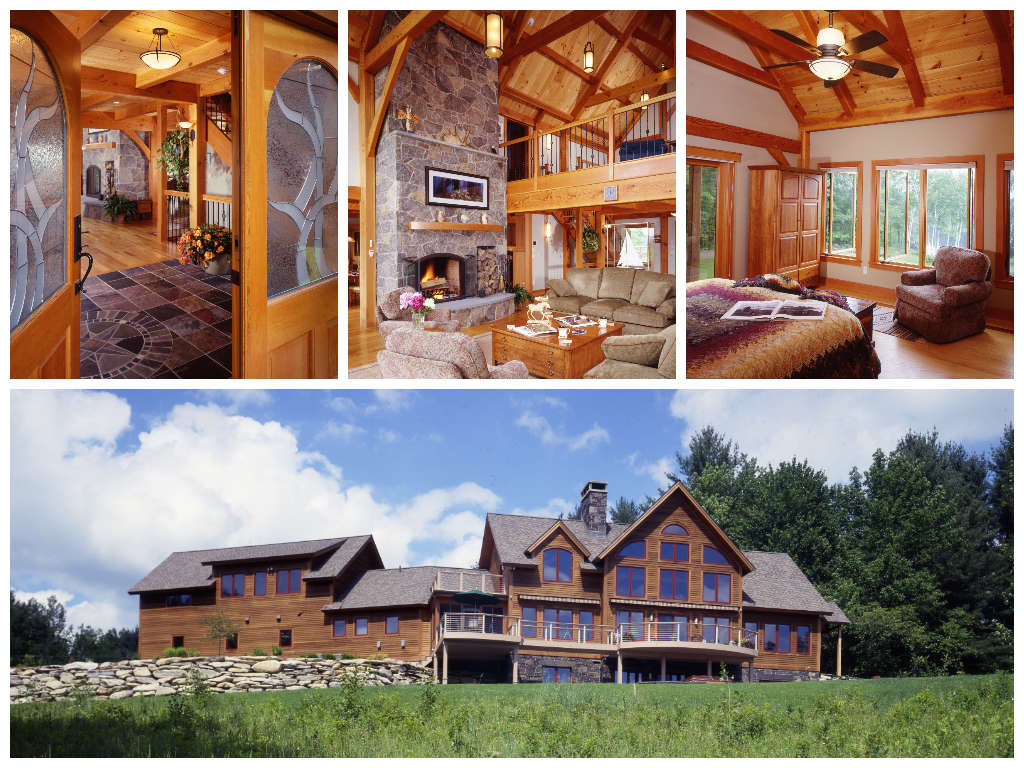 Vermont Timber Frame Home Ski Patrol A Dream Home!