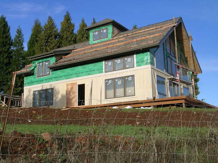 energy efficient timber frame with sips