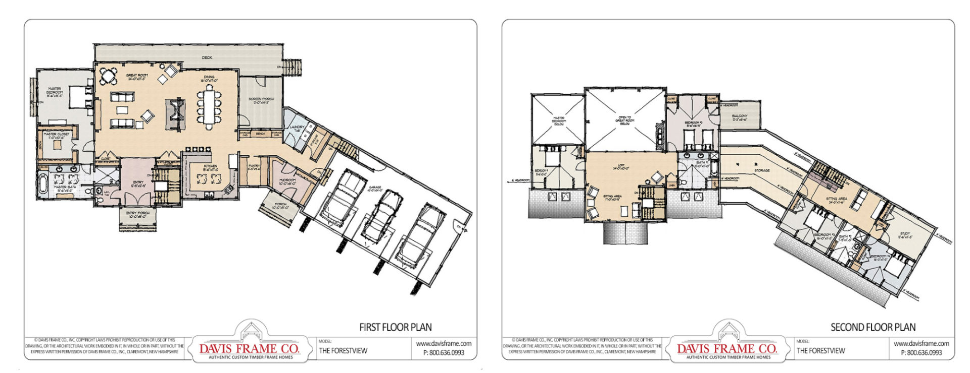 Our Most Popular Timber  Frame  Vacation Home  Floor  Plans  