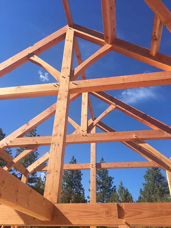 Klamath County Oregon  Craftsman Timber  Frame  Home 