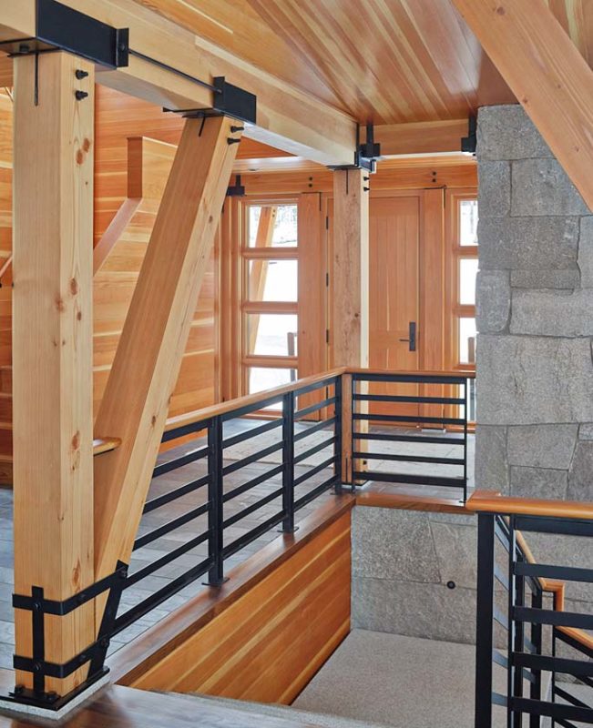 Mountain Modern Timber Frame Ski Home