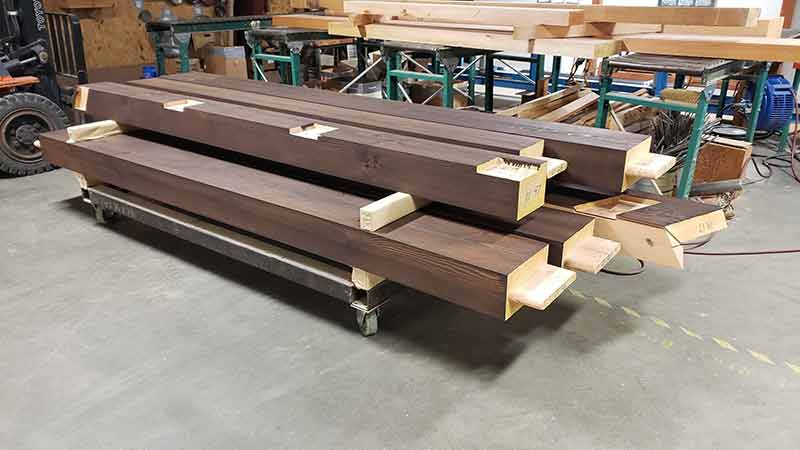expresso brown timber frame stain