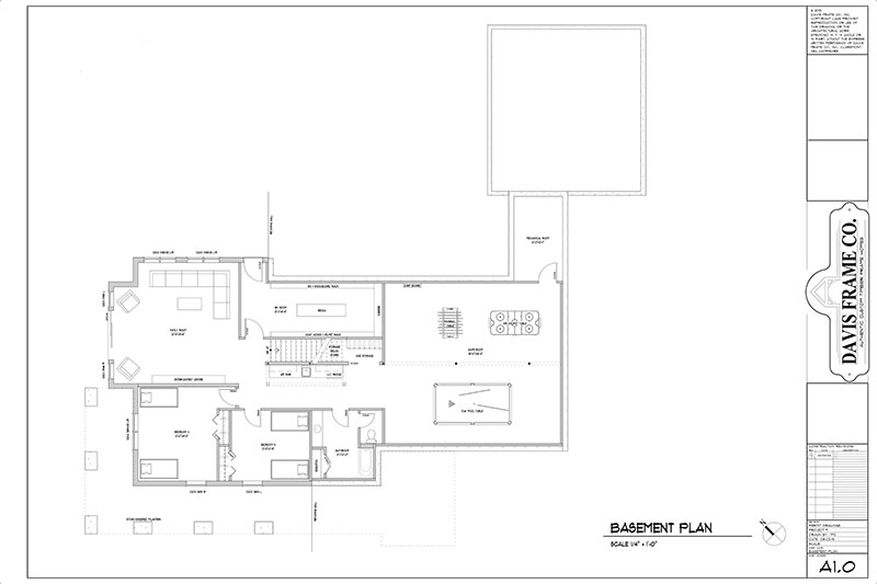 mountainside timber frame plan