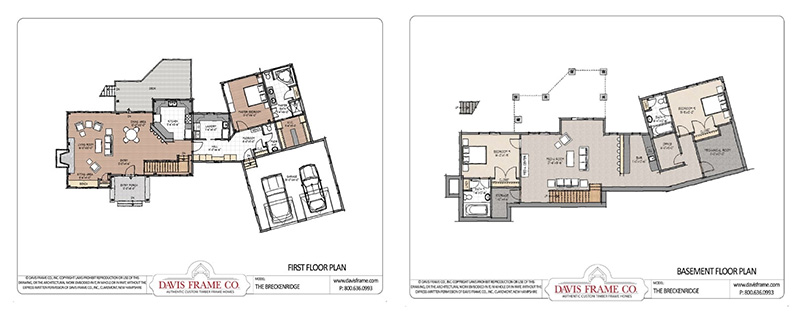 Breckenridge timber frame floor plan 