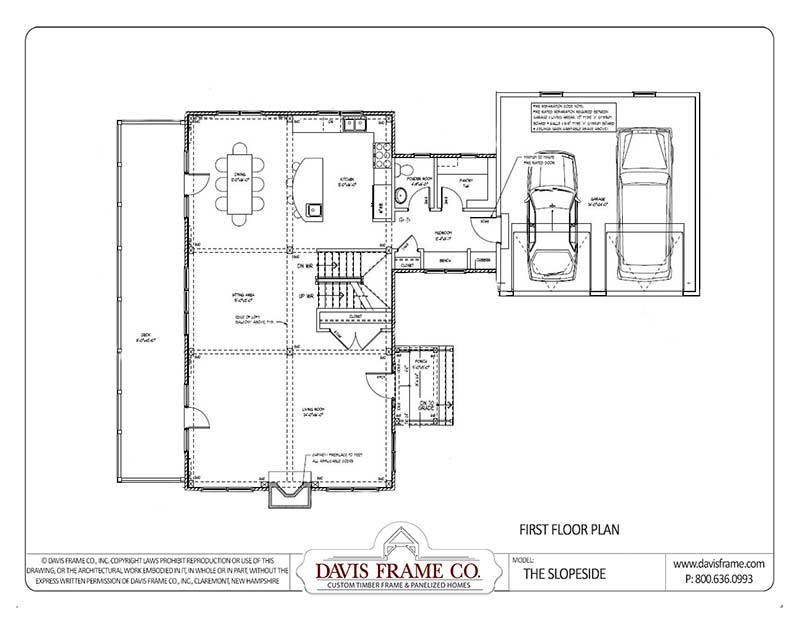 ski house timber frame floor plan
