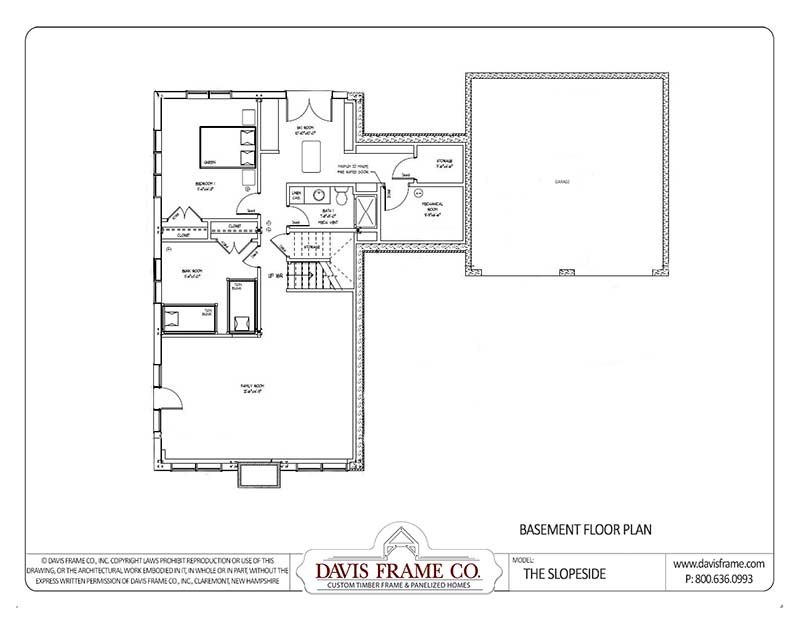 ski house timber frame floor plan