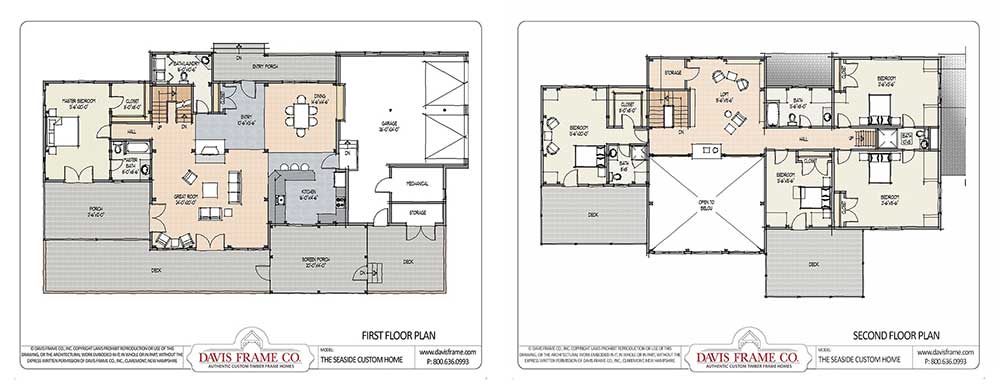 timber frame floor plan with guest suite