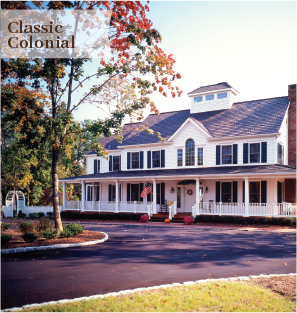 classic colonial timber frame homes 