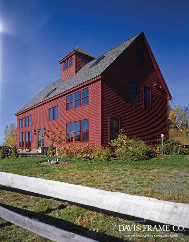 Classic barn timber frame home