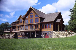vermont timber frame home