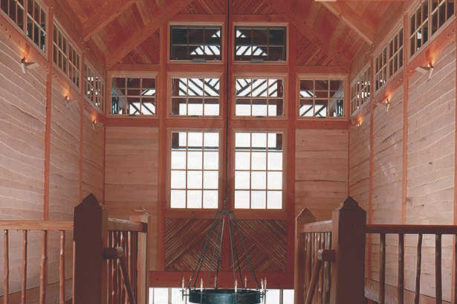 Adirondack timber frame home