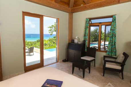 Grand Cayman timber frame bedroom 