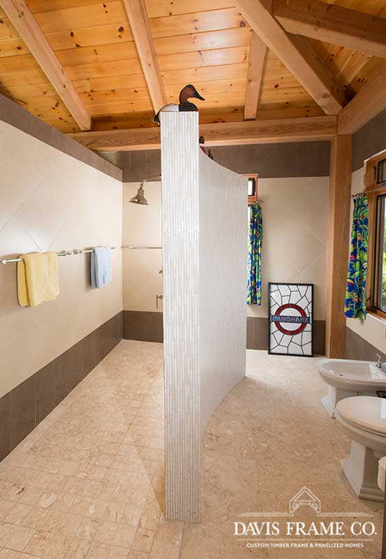 Grand Cayman timber frame bathroom 