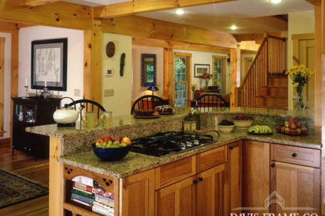 Classic farmhouse timber frame kitchen 
