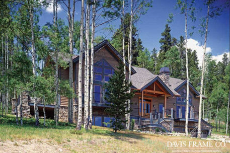 Colorado timber frame home
