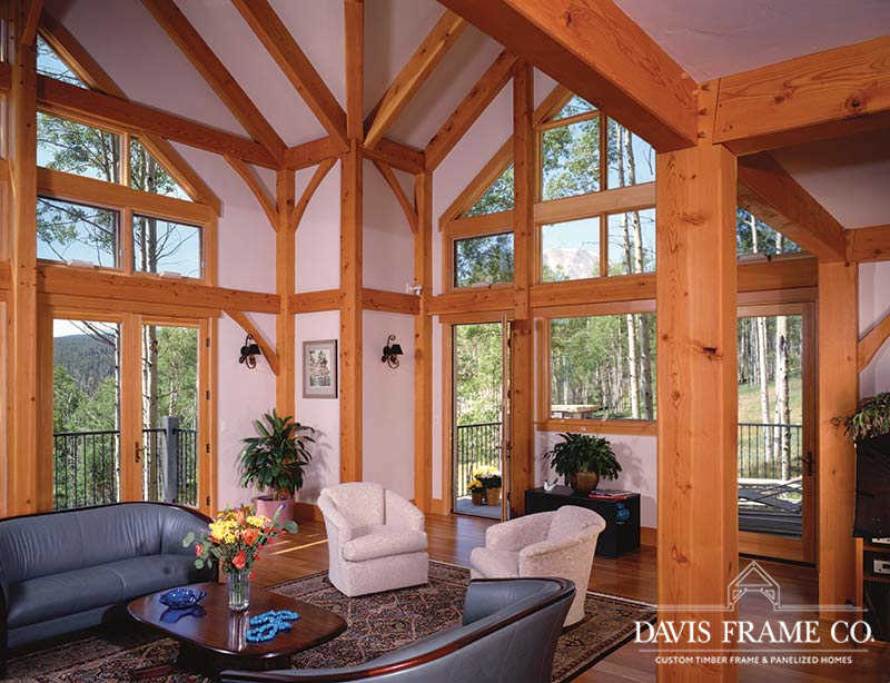 Colorado timber frame home 