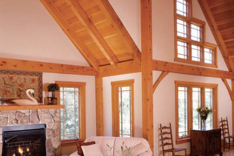 Craftsman timber frame home 