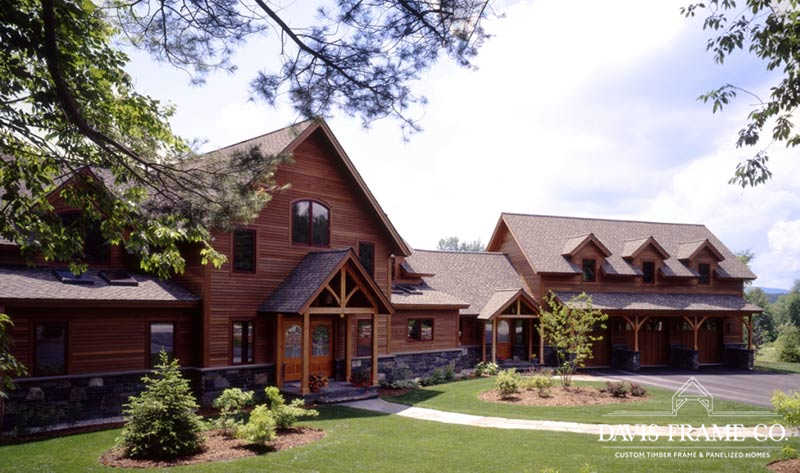 Vermont timber frame home 