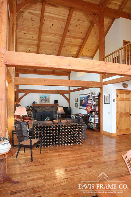 Craftsman timber frame cottage