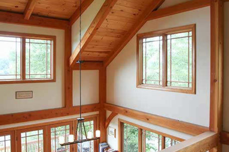 Craftsman timber frame cottage