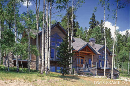 Colorado timber frame home 