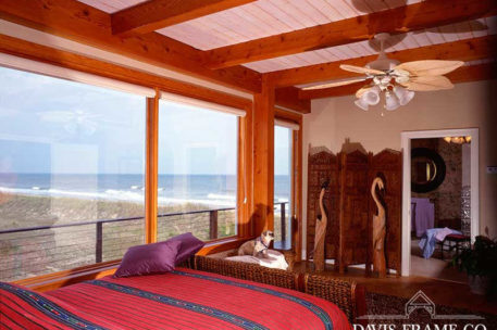 Myrtle Beach South Carolina timber frame bedroom 