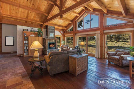 Oregon timber frame home 