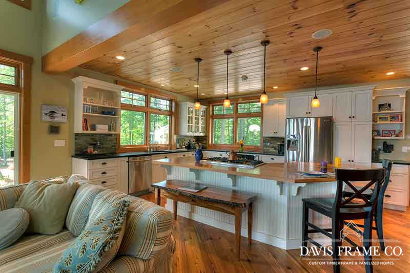 Lakeside New Hampshire panelized home 