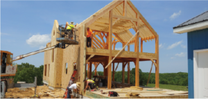 timber frame and sips build process