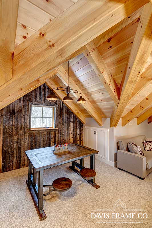 Southern Vermont timber frame barn home