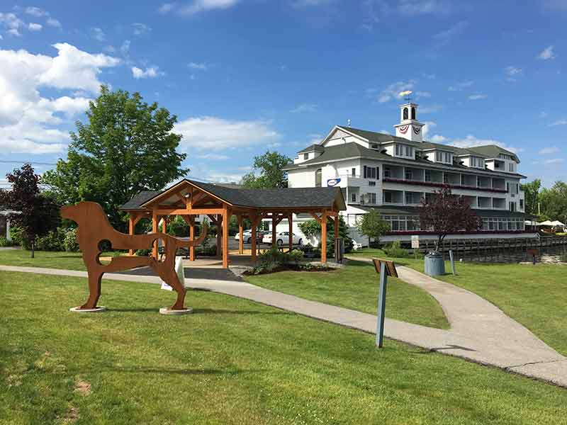 Meredith New Hampshire timber frame pavilion
