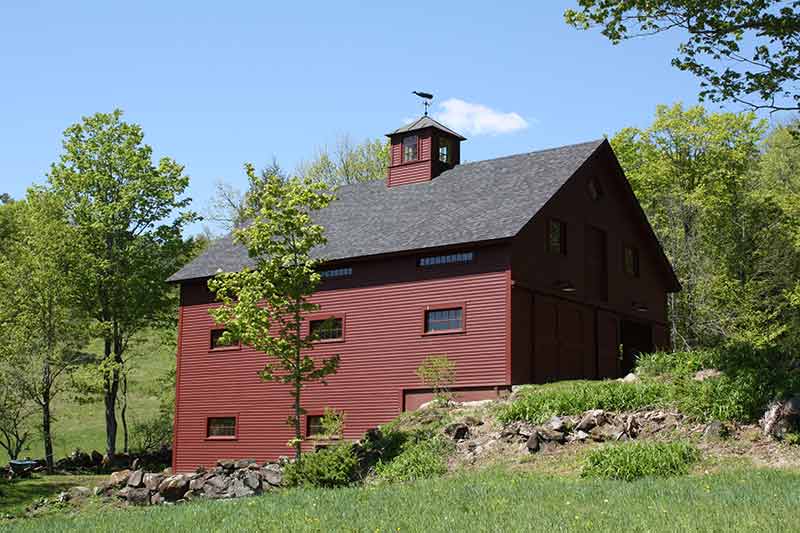 Vermont timber frame barn 