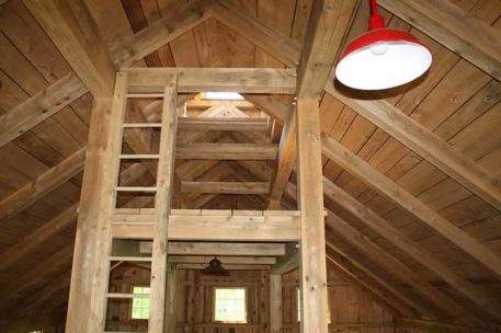 Vermont timber frame barn 