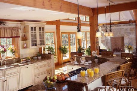 North shore timber frame kitchen 