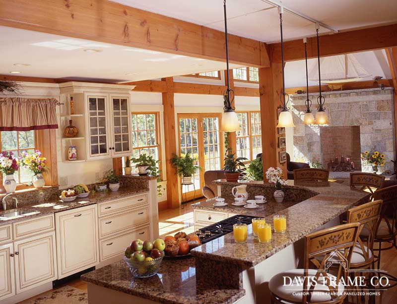North shore timber frame kitchen 