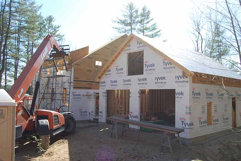Lakeside panelized home in New Hampshire
