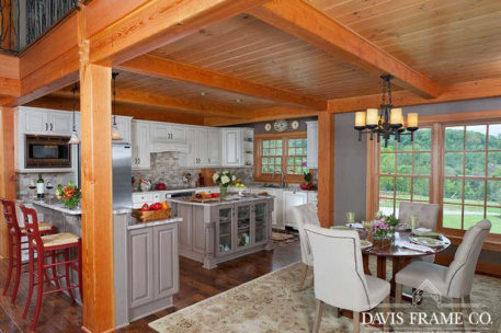 Country timber frame kitchen 