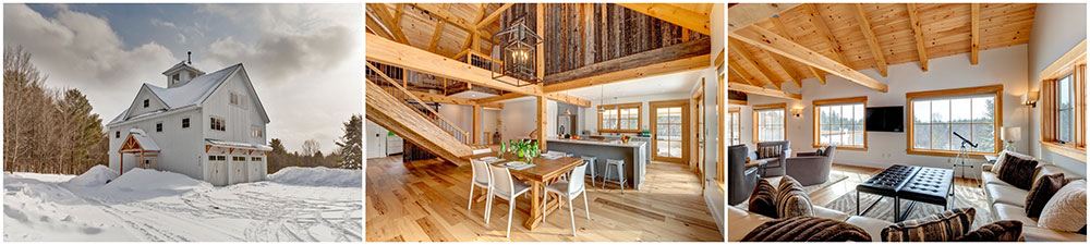 Wilmington vermont timber frame ski home 